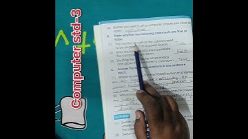 std 3 computer Jeevandeep textbook solutions