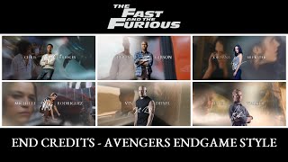 Fast & Furious - Endgame Style Credits