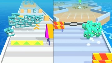 Alphabet Run ABC Letter Go VS Number Run Merge 3D Math