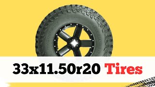 Tire 33X11.50R20 In Metric .50R20Tires