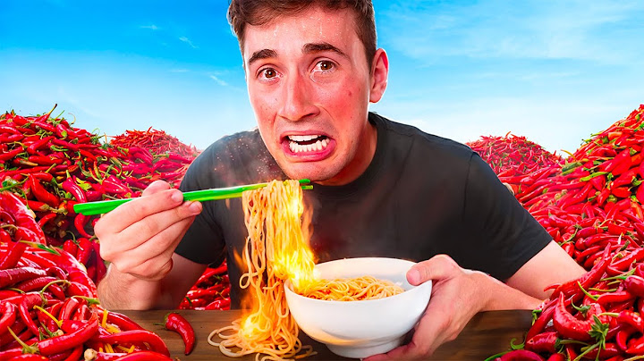 MANGIO solo PICCANTE per 1 SETTIMANA!🌶️🔥