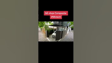 Cổng gỗ nhựa thông minh