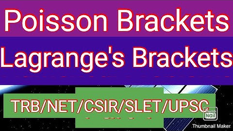 Poisson Brackets & Lagrangian Brackets