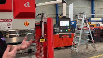 DIS 135-3200CNC2 eBend Pressbrake - IMPACT. 2 Axis Graphical CNC Controller, Full Euro Tooling,