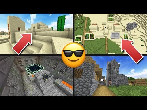 VILLAGE AND TEMPLE AT SPAWN! - Top Minecraft 1.11 Seed