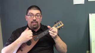 Video thumbnail of "Do Lord, I'll Fly Away, easy ukulele"