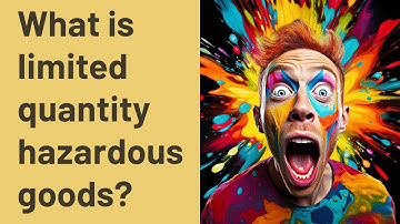 What is limited quantity hazardous goods?
