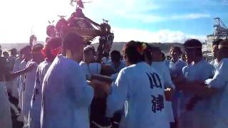 勝浦大漁祭り20110917川津区担ぎ出し