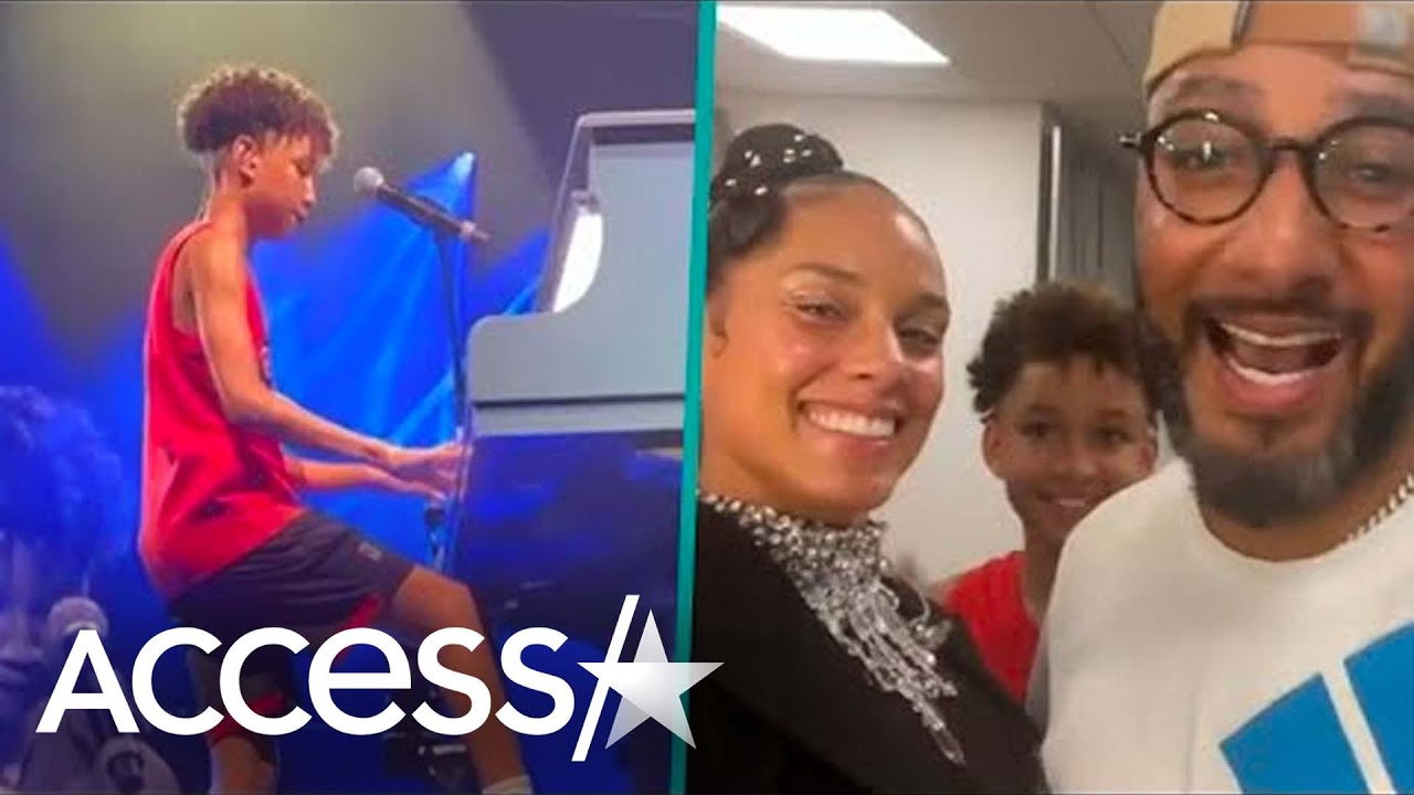 Alicia Keys' 11-Year-Old Son Egypt Stuns Crowd w/ Impressive Solo Piano Performance