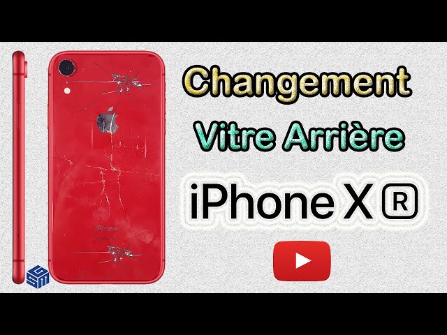 iPhone XR Remplacement Only Broken Back Glass / Changement Vitre