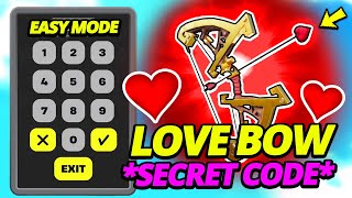 How to EASILY GET Lovestruck bow SECRET CODE in Fortnite 1V1 WITH EVERY GUN