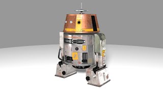 Star Wars Chopper Droid 3D Model