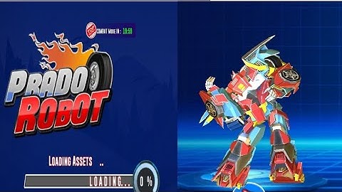 Flying Prado Helicopter Car Transformer Robot android game #robotgame#robotaspirador #robotaxi