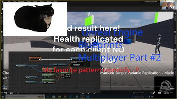 Chapter #2 Blueprint Unreal 4, 5 Multiplayer Tutorial and Advanced Repnotify patttern Replication.