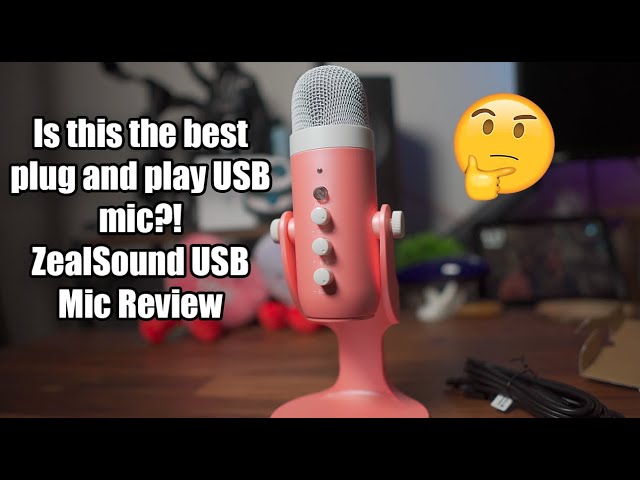 Best Budget USB Microphone?!: ZealSound Professional Studio Microphone 