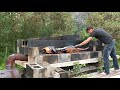 Pig roast oven