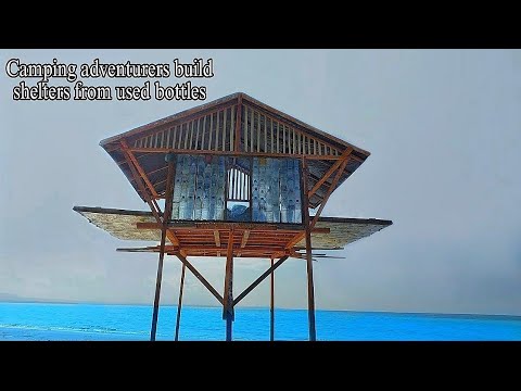 camping rumah botol di tengah laut berpetualang 6 hari 6 malam