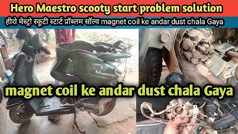Hero Maestro scooty starting problem ! Maestro scooty current problem ! hero Maestro scooty start