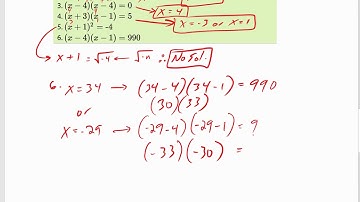 Algebra 1 Unit 7 Lesson 5 How Many Solutions?