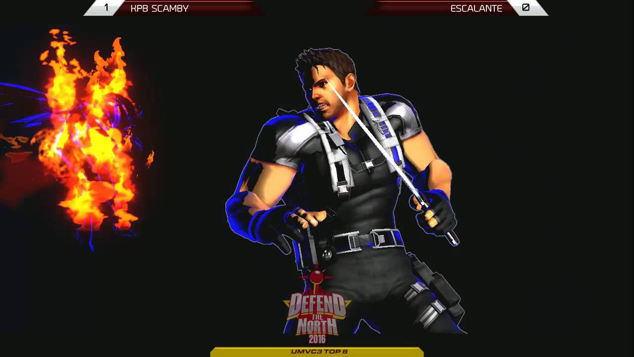 Ultimate Marvel vs Capcom 3 Tournament: Defend the North 2016 Top 8 - KPB Scamby v Escalante