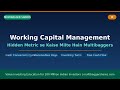 Working Capital Management — Hidden Metric se Kaise Milte Hain Multibaggers (Hindi)
