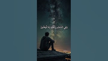 وفي السماء رزقكم وما توعدون #تلاوة_خاشعة