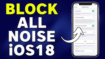 How To Turn On Noise Cancellation On iPhone iOS 18