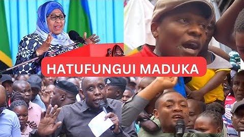 MSITULETEE SIASA, HATUFUNGUI MADUKA/WAFANYABIASHARA KARIAKOO WAWAKALIA  KOONI VIONGOZI WAO