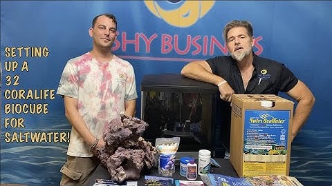SETTING UP A SALTWATER BIOCUBE! | BIOCUBE 101