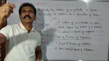 Part 1: Introduction to  Frames of Reference