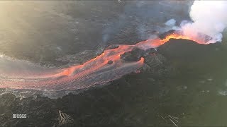 Kīlauea Volcano — Morning Overflight (June 19, 2018)