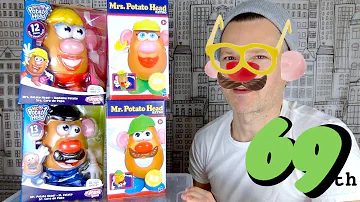 HAPPY 69TH BIRTHDAY MR. POTATO HEAD 1980S RETRO HASBRO UNBOXING REVIEW COMPARISON