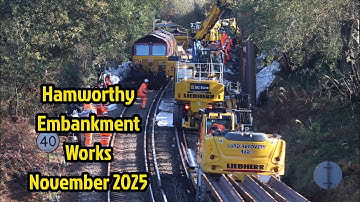 Hamworthy Railway Embankment Works - November 2025