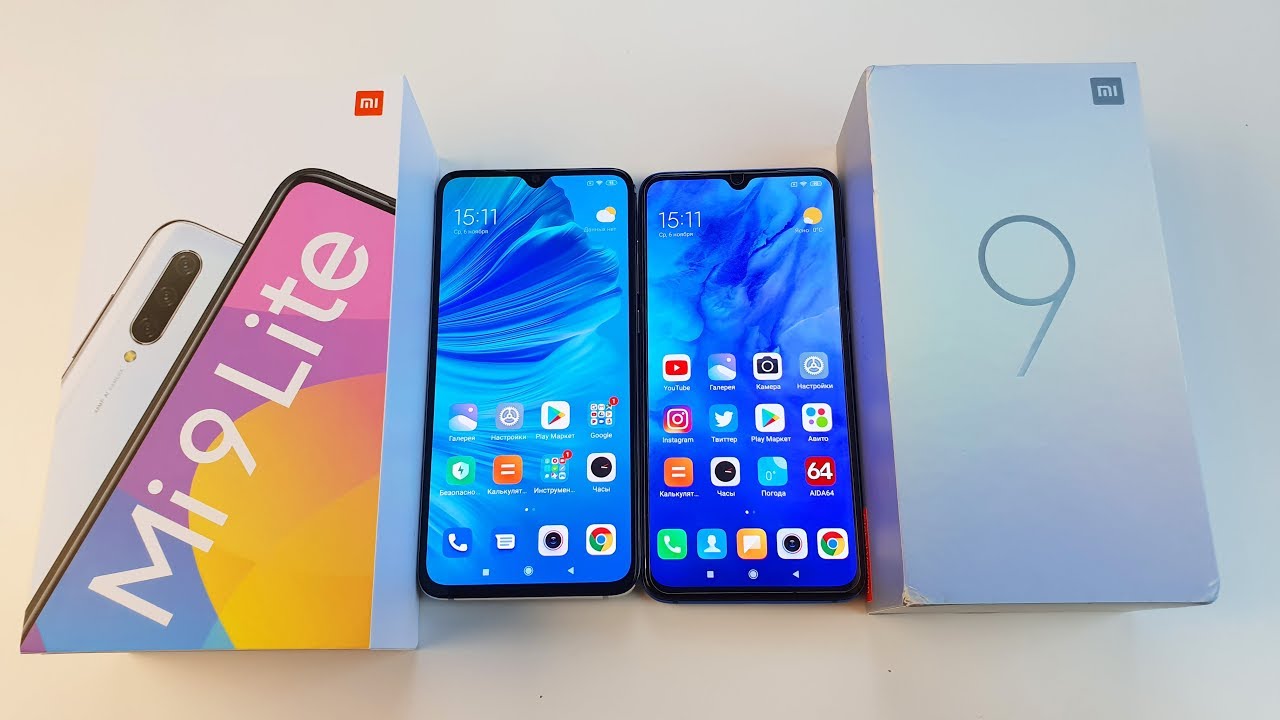 Xiaomi Mi 9 Lite and Xiaomi Mi 9 - Comparison!