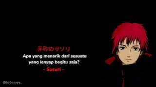 Kata-kata Anime | Sasori - Arti sebuah seni [ Naruto Shippuden ]