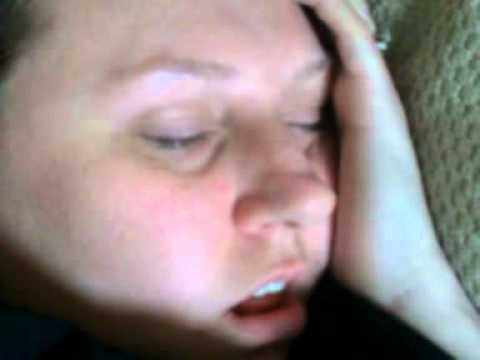 My girlfriend loud snoring.