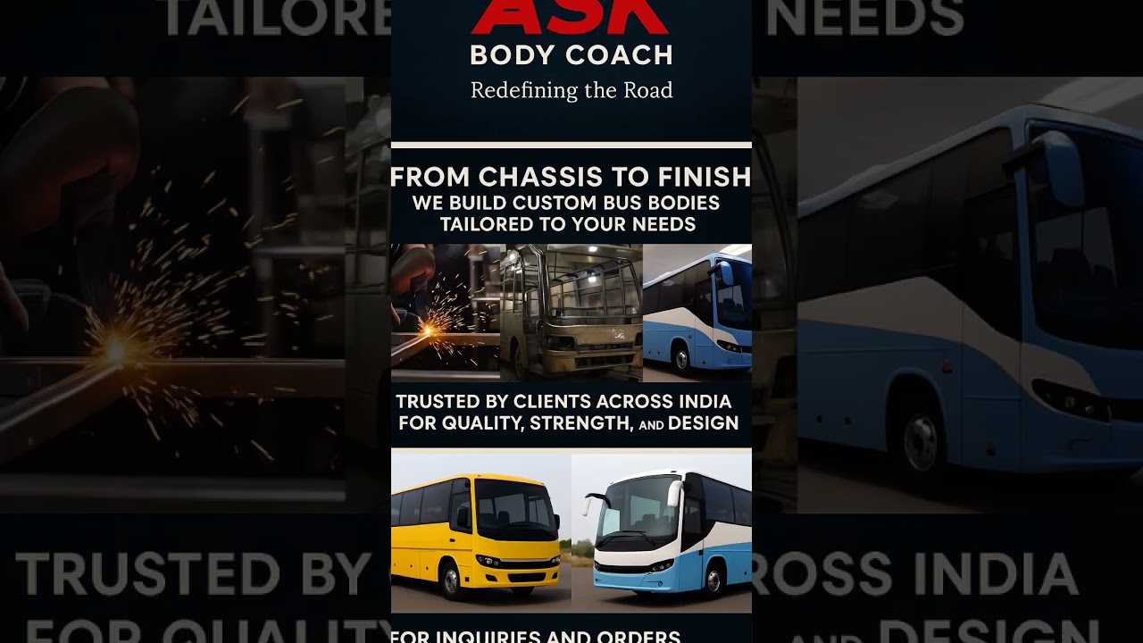 Custom Bus Body by A S K Body Coach | Premium Design & Build