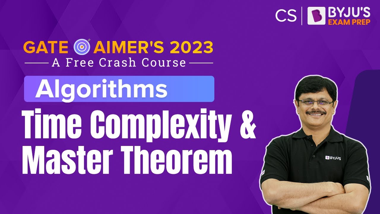 Time Complexity and Master Theorem | Algorithms | GATE Computer Science ...