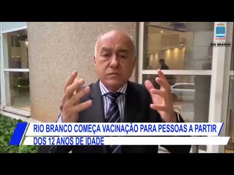 Covid: Rio Branco é a segunda capital brasileira a vacinar faixa de 12 anos