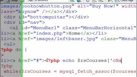 Creating a dynamic, database-driven dropdown menu