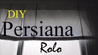 DIY: Persiana Rolo Artesanal (MUITO Fácil)