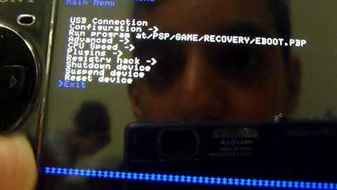 how to go on recovery menu on a psp 3000