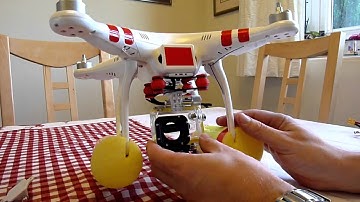 Quicktip DJI Phantom 1 gopro mounting for smooth video to avoid jello vibration