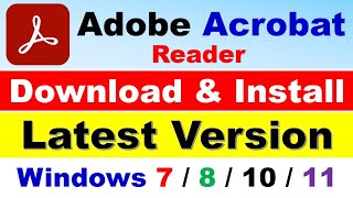 How To Download & Install Adobe Acrobat Reader On Windows 10 | {Hindi} screenshot 1