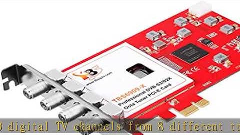 TBS6909X DVB-S/ S2/ S2X 8 Tuner PCI Express Digital Satellite TV Card for Live TV