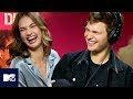 BABY DRIVER | Ansel Elgort And Lily James Play The Whisper Challenge | MTV Movies