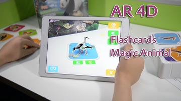 AR 4D Flashcards Magic Animal - GearBest.com