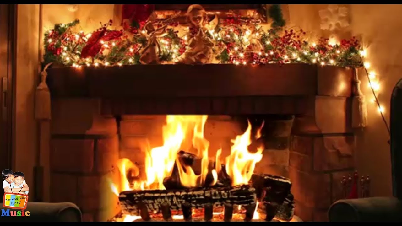 Relaxing Fireplace With Instrumental Christmas Music Crackling Fire Relaxing Fireplace With Instrumental Christmas Music Crackling Fire