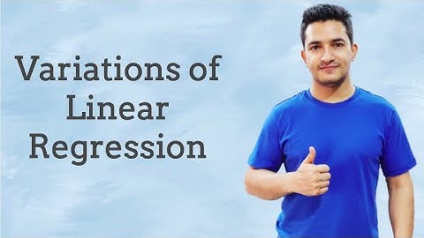 Variations of Linear Regression | Regularization, Polynomial, Ridge, Lasso & Elastic-net Regression
