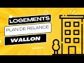 Plan de relance wallon  rvlation des projets du gouvernement en matire de logements 